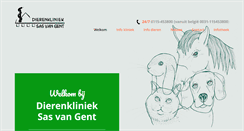 Desktop Screenshot of dierenklinieksasvangent.nl