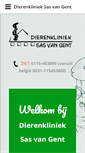 Mobile Screenshot of dierenklinieksasvangent.nl